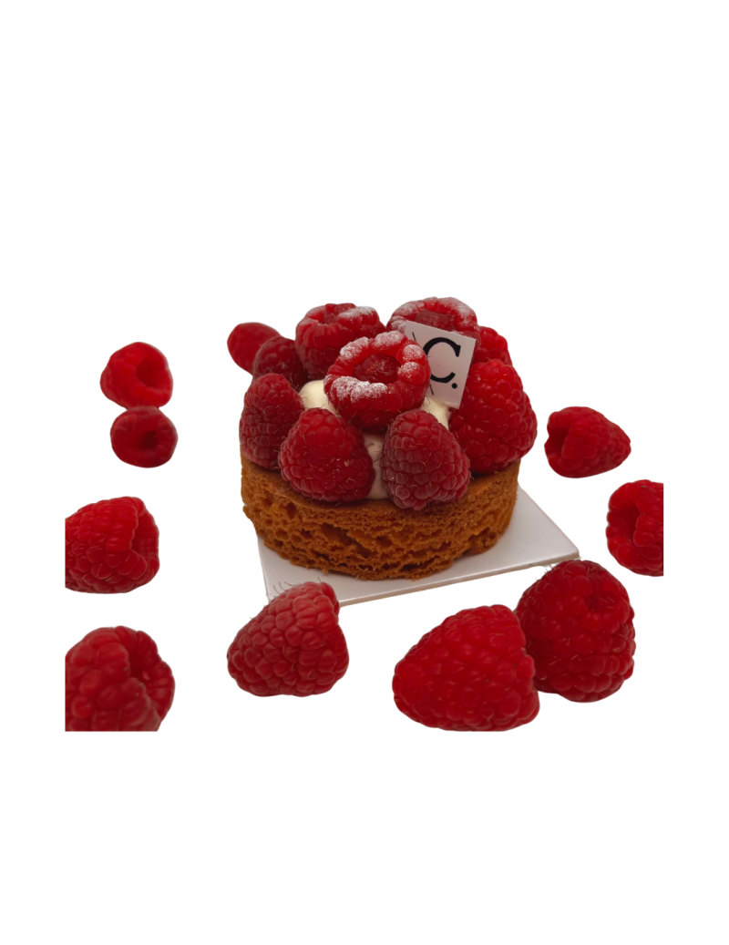 Tartelette aux framboises